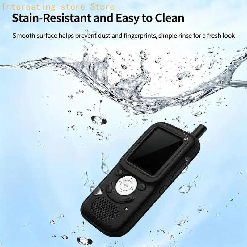 Repeating Machine Case with Silicone Surrounding Body, Open Display Area, Side Button Access, and Covered Port Opening 55KC