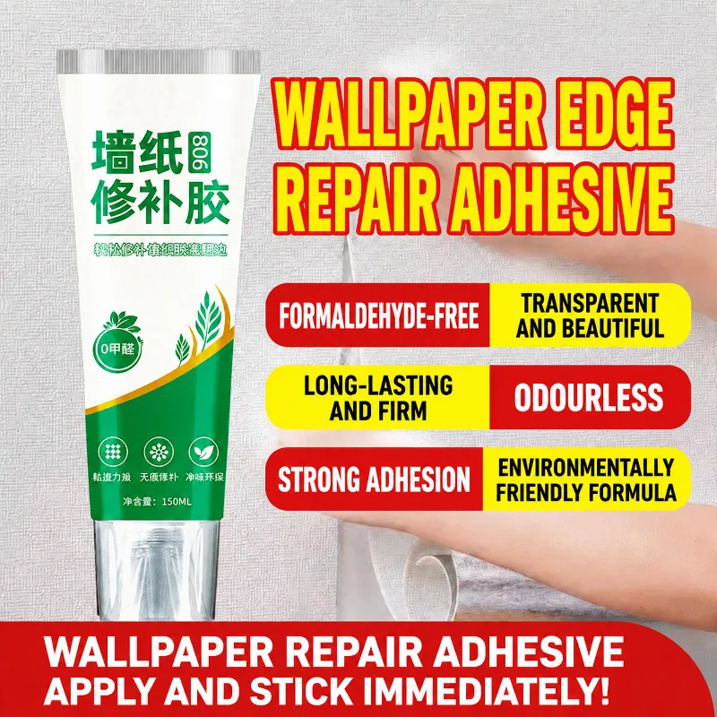 Wallpaper Glue Repair Adhesive Strong Bond Easy Application Wall Patch Glue For Wallpaper Fixing