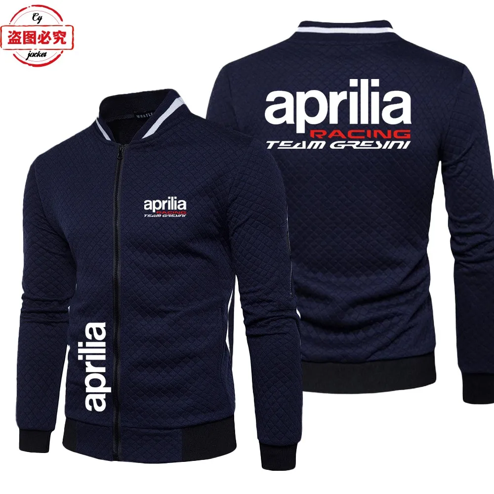 Aprilia motorcycle racing suit logo locomotive jacket loose long sleeve men's top stand-up collar jacket group suit