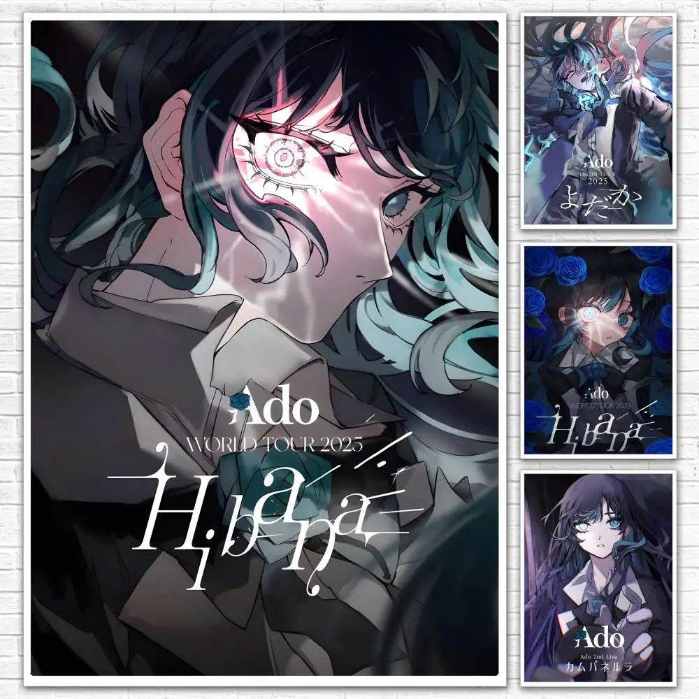 Powerful J-Pop Singer A-Ado Poster All-match HD Waterproof Self-Adhesive Wall Art Sticker For Home Bedroom