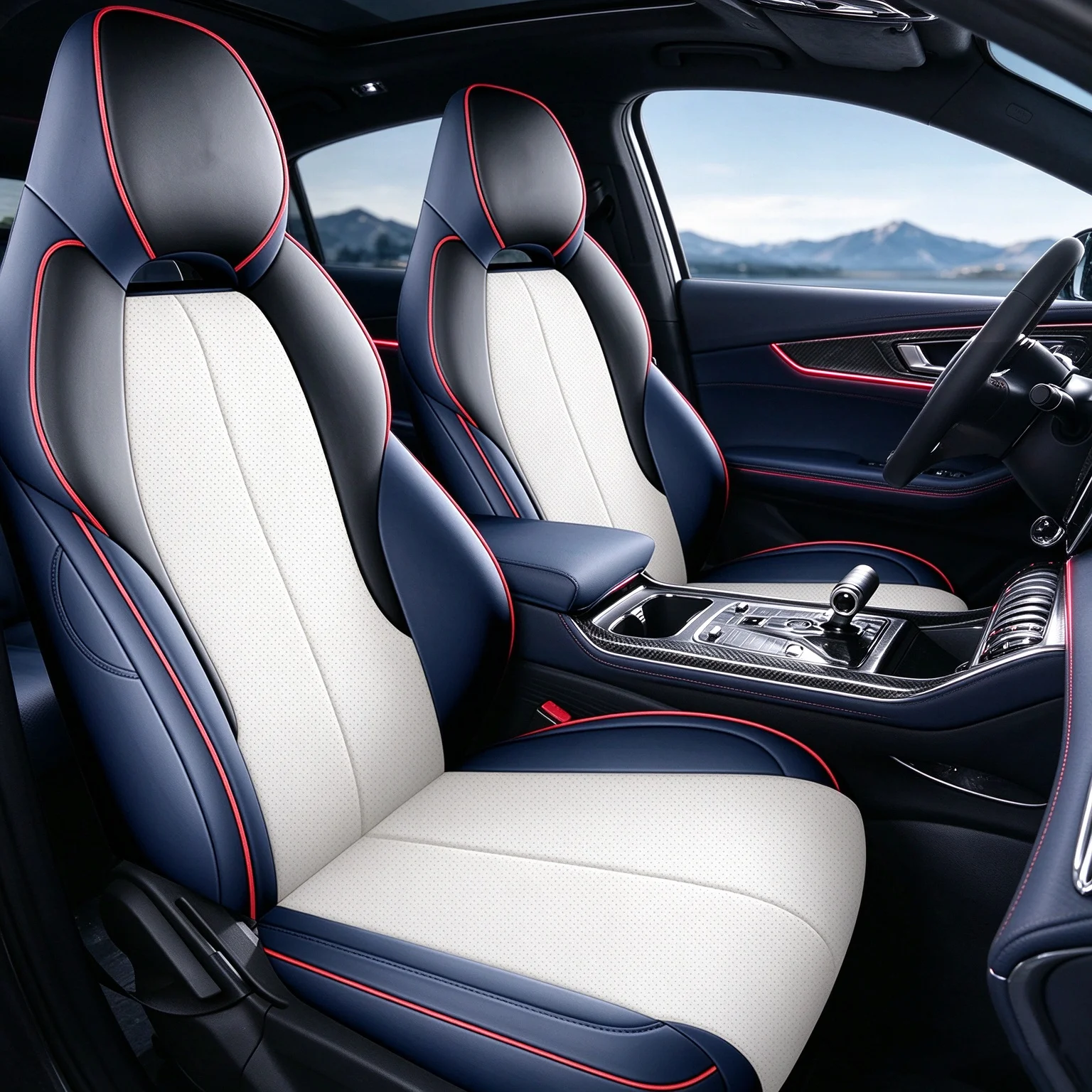 Custom Special Car Seat Cover For BYD ATTO 3 Yuan PLUS 2022 2023 2024 Waterproof Leather Seat Protective Cover Auto Accessories