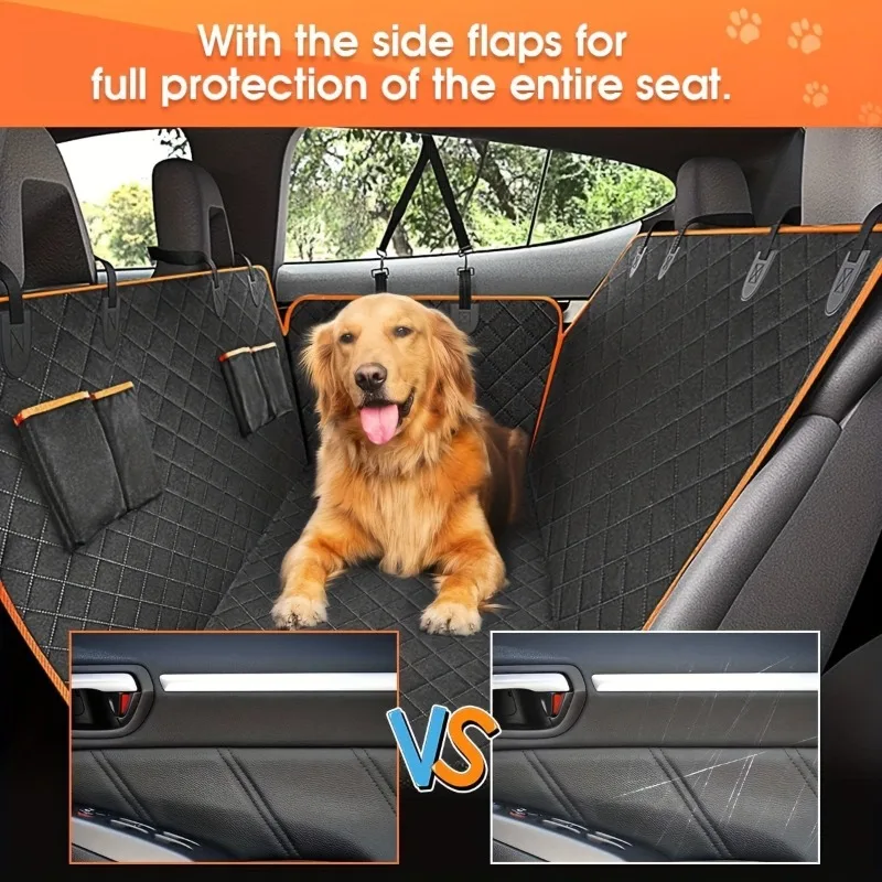 Ideal Car seat Cover, Upgrade Your Seats with this Waterproof, Scratch-Resistant Dog Hammock Cover!