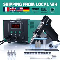 YIHUA 948 Digital Display Soldering Station Suction 90W Temperature Adjustable Soldering Iron Tin Gun Desoldering Station