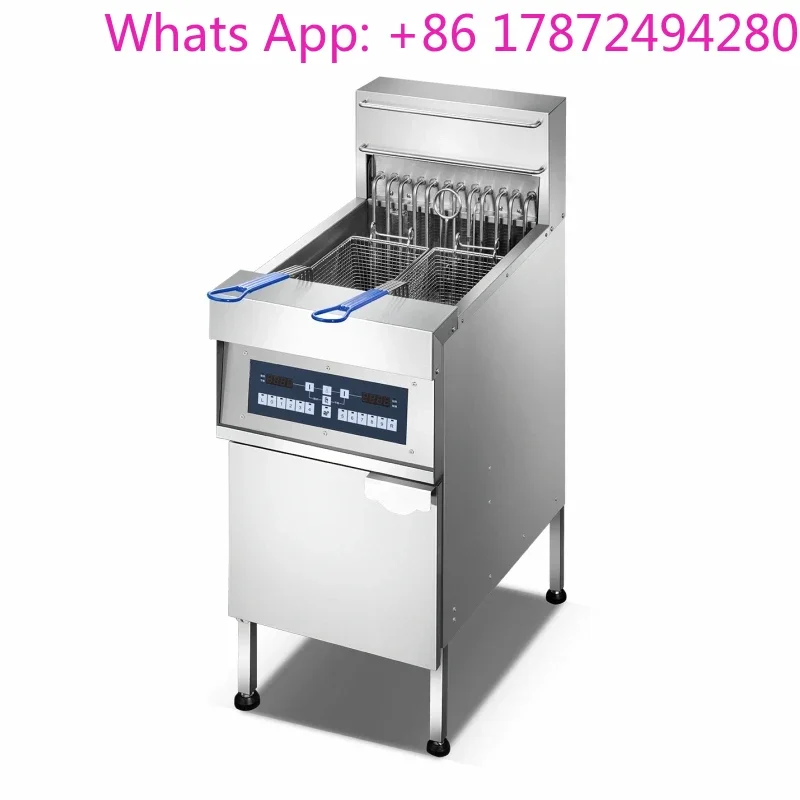 25L Commercial Electric Deep Fryer, Stainless Steel Freestanding Heavy Duty Open Fryer for Chips, Wholesale