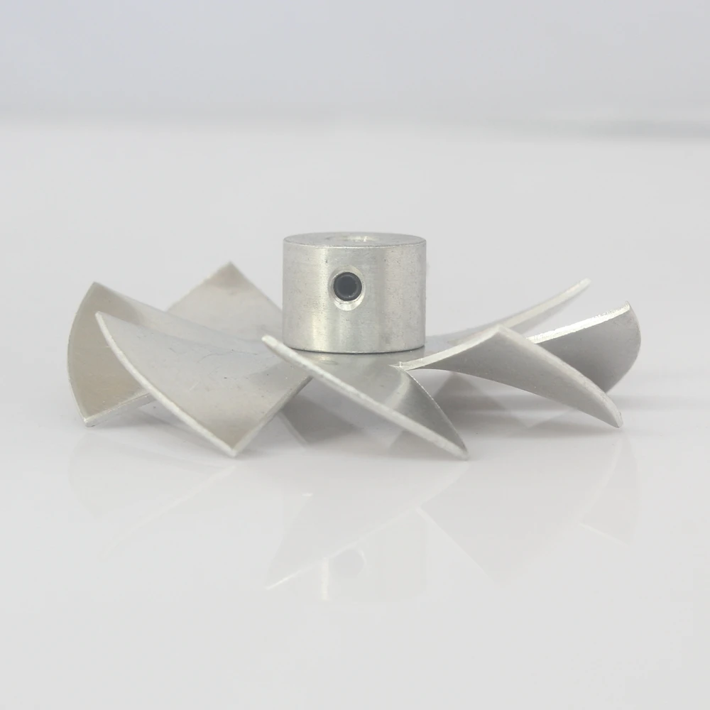 

aluminum small fan blade impeller vane aluminum 70mm diameter DIY TOOLS