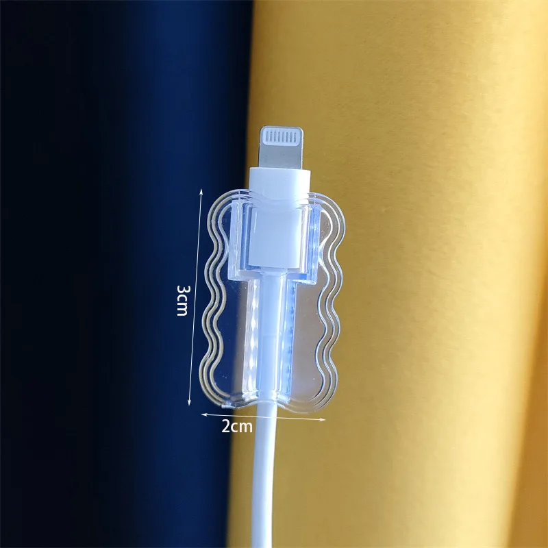 10pcs,Data Cable Protector Sleeves,Anti-Breakage Cord Saver,Mobile Phone Accessory,Flexible Cord Management for School and Home image 4