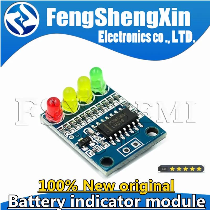 12V Electric Quantity 4 Power Indicator Battery Detection Module For Arduino