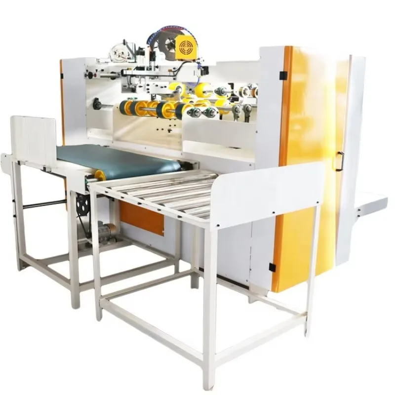 Karton, Kartonhefter, Wellkartonmaschine, halbautomatisches Nähen