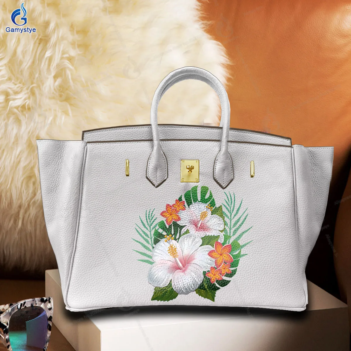 

Сумки с принтом граффити и художественным реалистичным цветочным принтом, высококачественные сумки на ремне из натуральной кожи, роскошные сумки Sac De Luxe Femme Wom