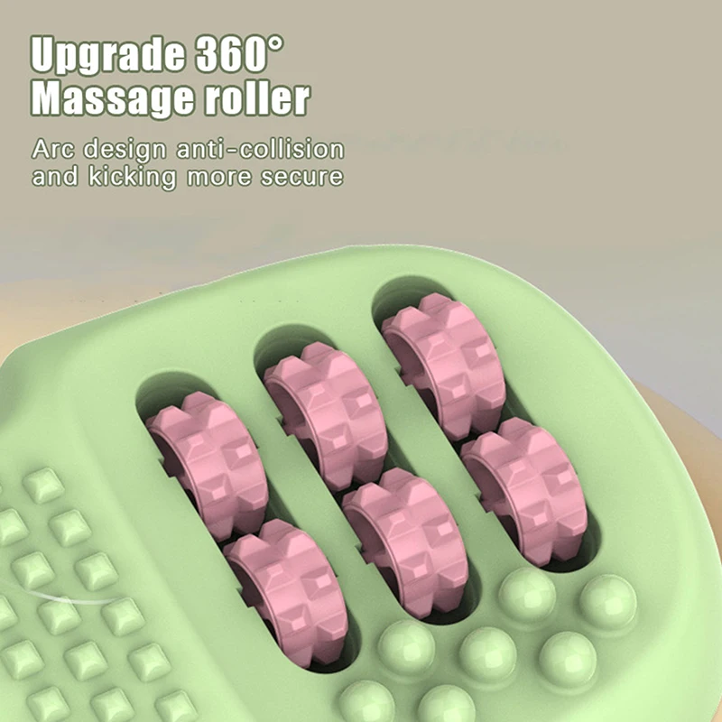 Masajeador de pies con rodillo, masaje multipunto, alivio del estrés, dolor, salud, dragado de sangre, relajación de los músculos de las piernas, terapia relajante