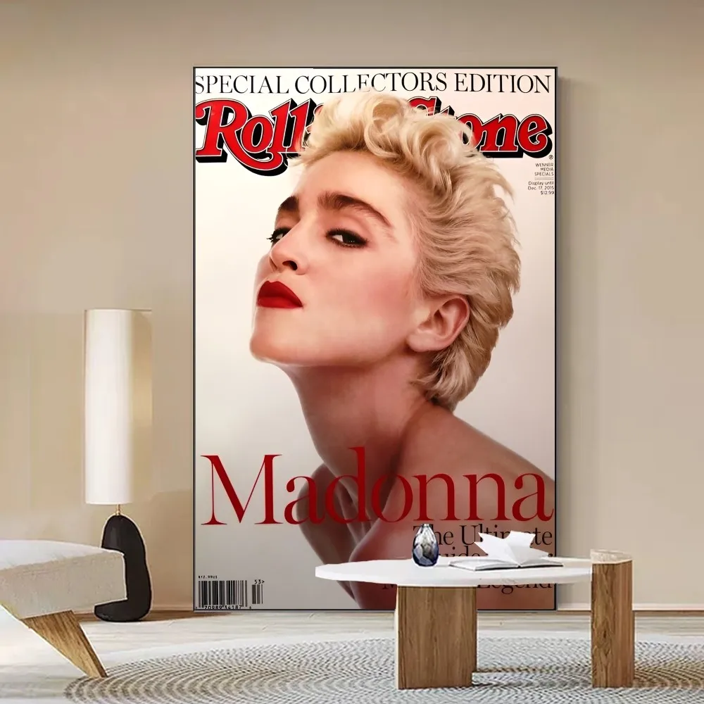 Singer M-Madonna  Classic Anime Poster Fancy Wall Sticker for Living Room Bar Decoration Decor Art Wall Stickers