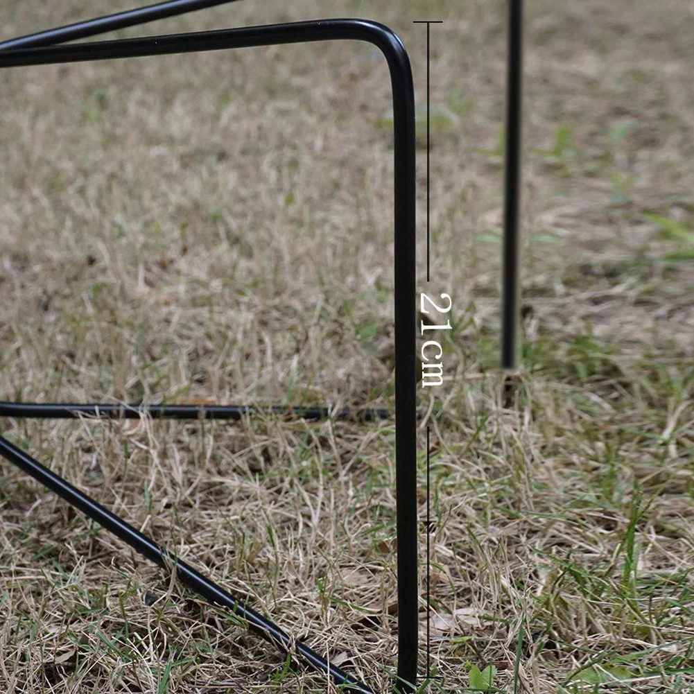 

Складная металлическая подставка для кемпинга, портативная подставка для коробок из алюминиевого сплава, стальная подставка-органайзер, складная подставка для путешествий, приготовления пищи