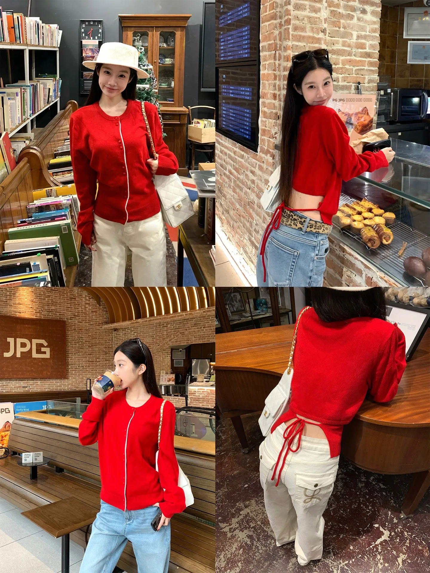 

Ele Woolen Knitted Open Cardigan Women's Long Sve Dstring Design Versatile Spring Autumn Winter Sweater by Fheer