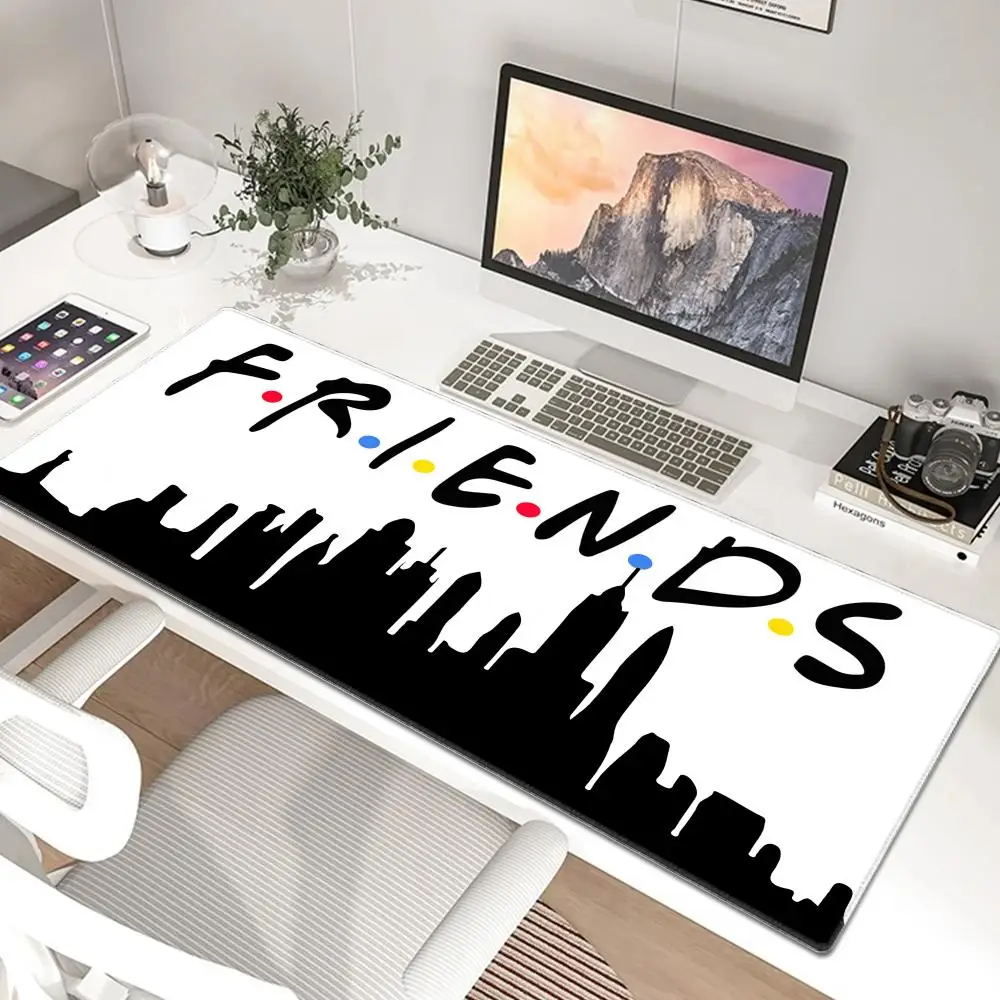 Friends Tv Show Mouse Pad 90x40CM Non-slip Gaming Mousepad Gamer E-Sports Mouse Mat Game Mechanical Keyboard XXL Desk Mat