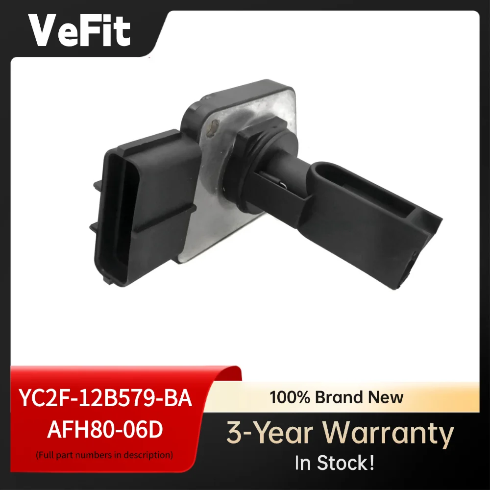 

Датчик массового расхода воздуха MAF AFH80-06D AFH80-06E YC2F-12B579-BA для Ford F-150 4,2 л 5,4 л Excursion 5,4 л Mustang 3,8 л 1999-2008