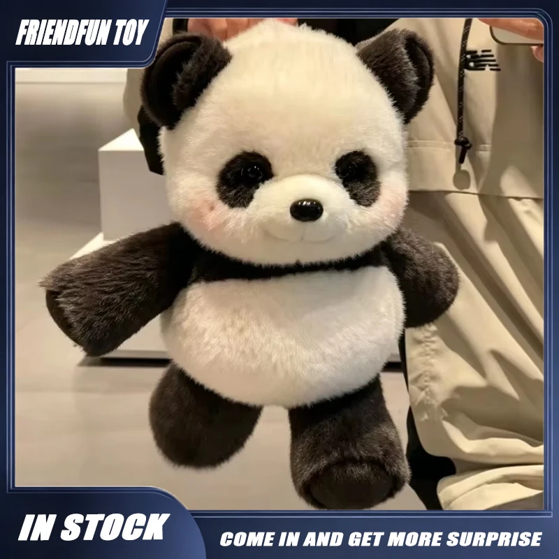 Peluche de Panda de las Tierras Altas Kawaii de Cub Forest, Juguete de Peluche Abrazable, Muñeco de Animal de Peluche Suave de Primera Calidad, Regalo para Decoración de Dormitorio