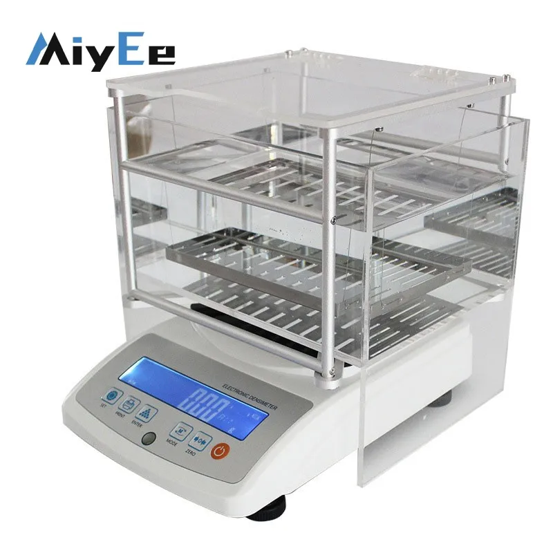Large Capacity Solid Density Tester 0.01‑3000g High Precision Densimeter Auto Weight Calibration RS232 Lab Measuring Instrument