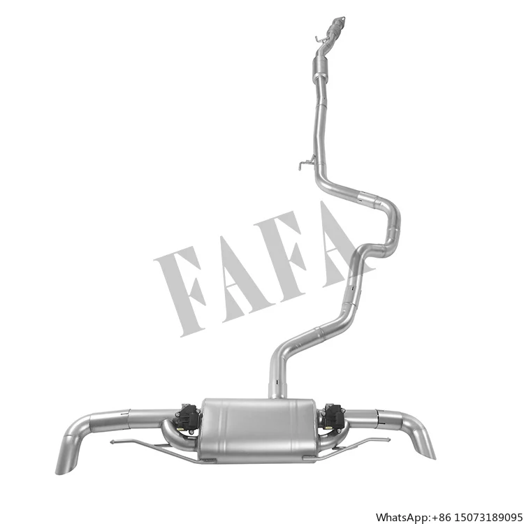

For A180 W177 1.3T High-performance Exhaust System in the Middle and Tail Section of the Electric Valve Exhaust Muffler