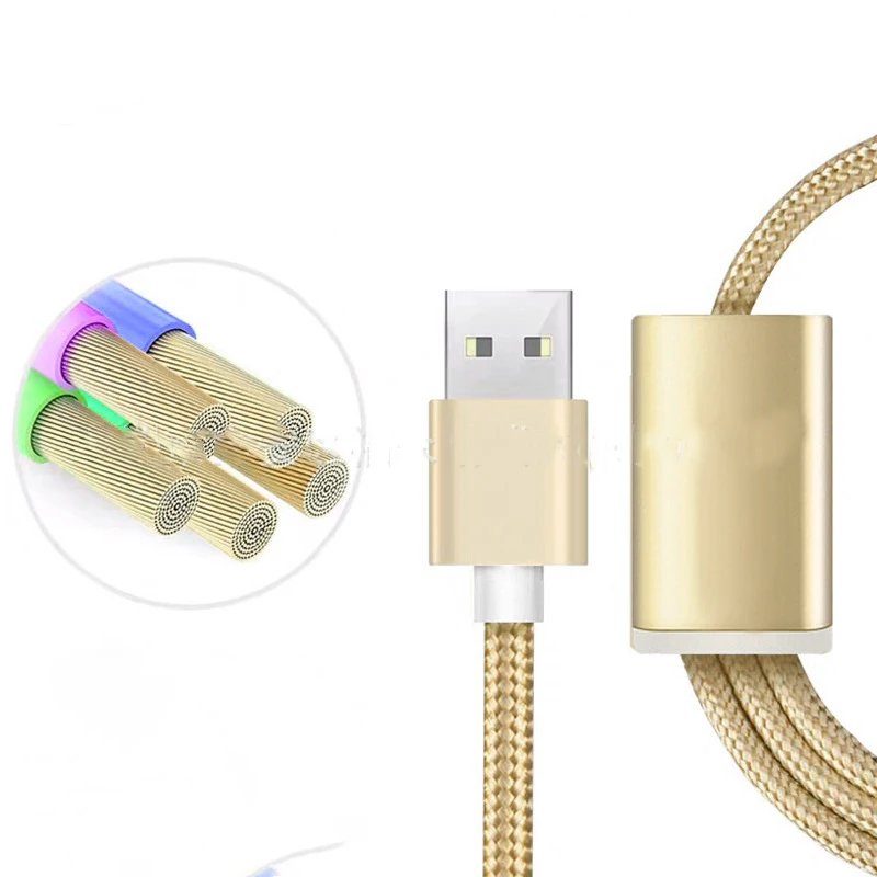 1M Universal 3 In 1 Fast Charging Cord For Huawei Micro USB Type C Charger Cable Multi Usb Port Multiple Usb Charging Cord