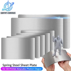 Full Sizes 3D Printer Building Plate Spring Steel Flexible Plate Magnetic Base for ELEGOO Saturn/Mars Anycubic Photon Mono 6K 4K