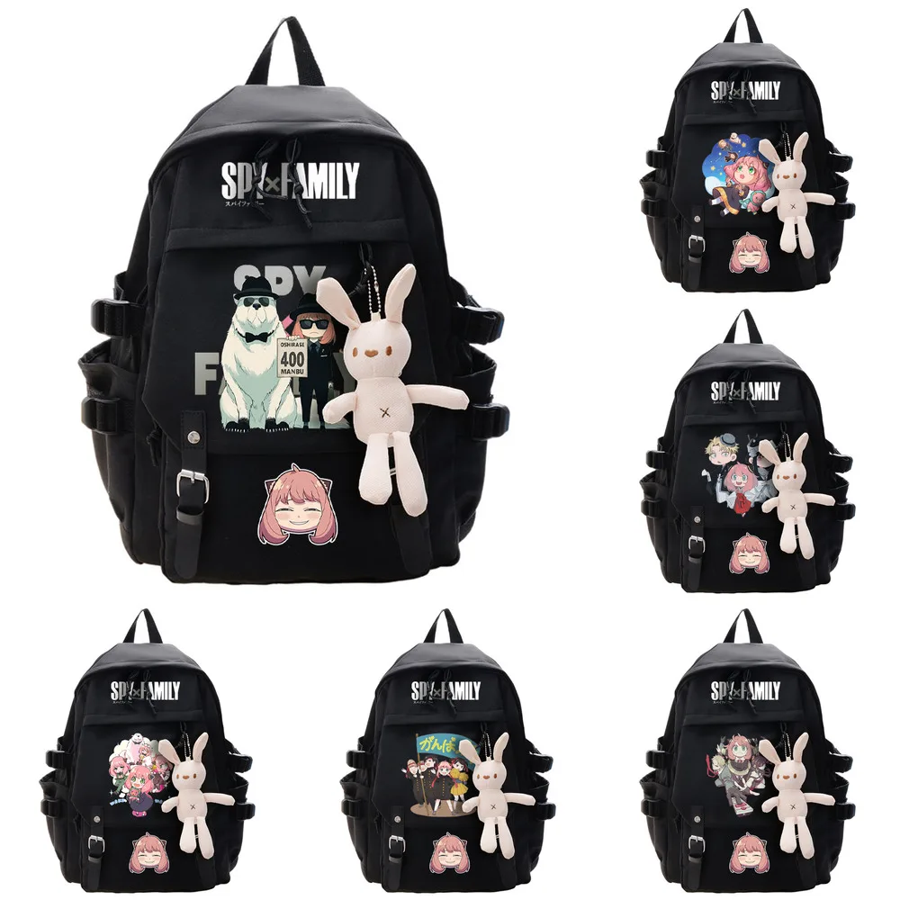 

Anime Spy x Famliy Backpack Shoulder Bags Students Bookbag Daily Satchel Travel Bags For Girls Boys Teenagers