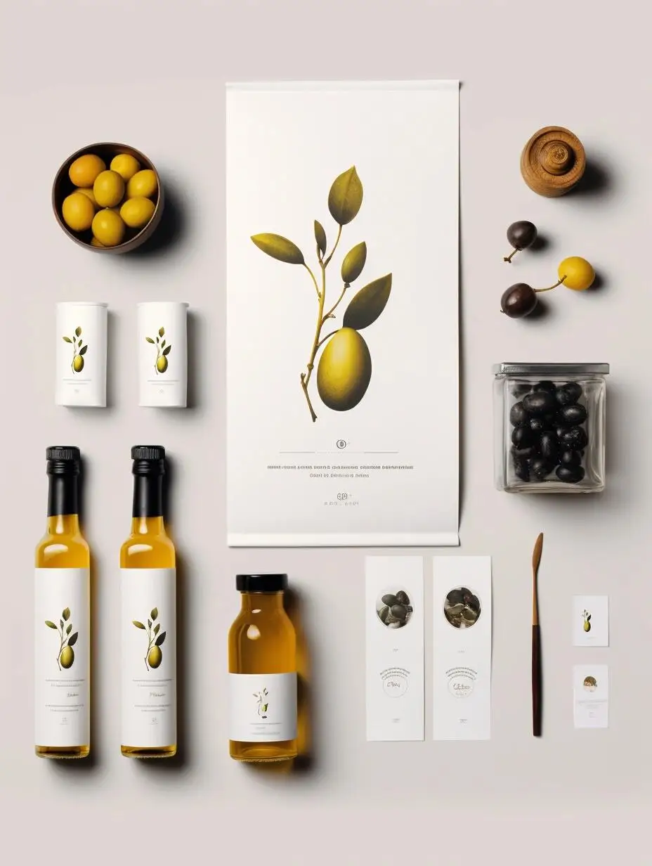 Custom Glossy Waterproof Clear Adhesive Label｜Oil Bottle Sticker｜For Olive Oil Beverage Packaging
