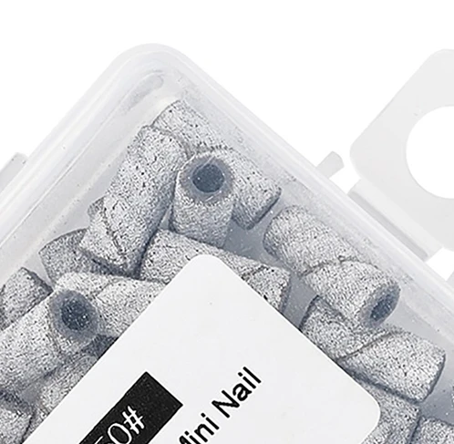 【WHB43】80/150/180/240 Sanding Bands Zebra Sand Ring Bit Manicure Pedicure Nail Electric Drill Machine Grinding Remover Cutter