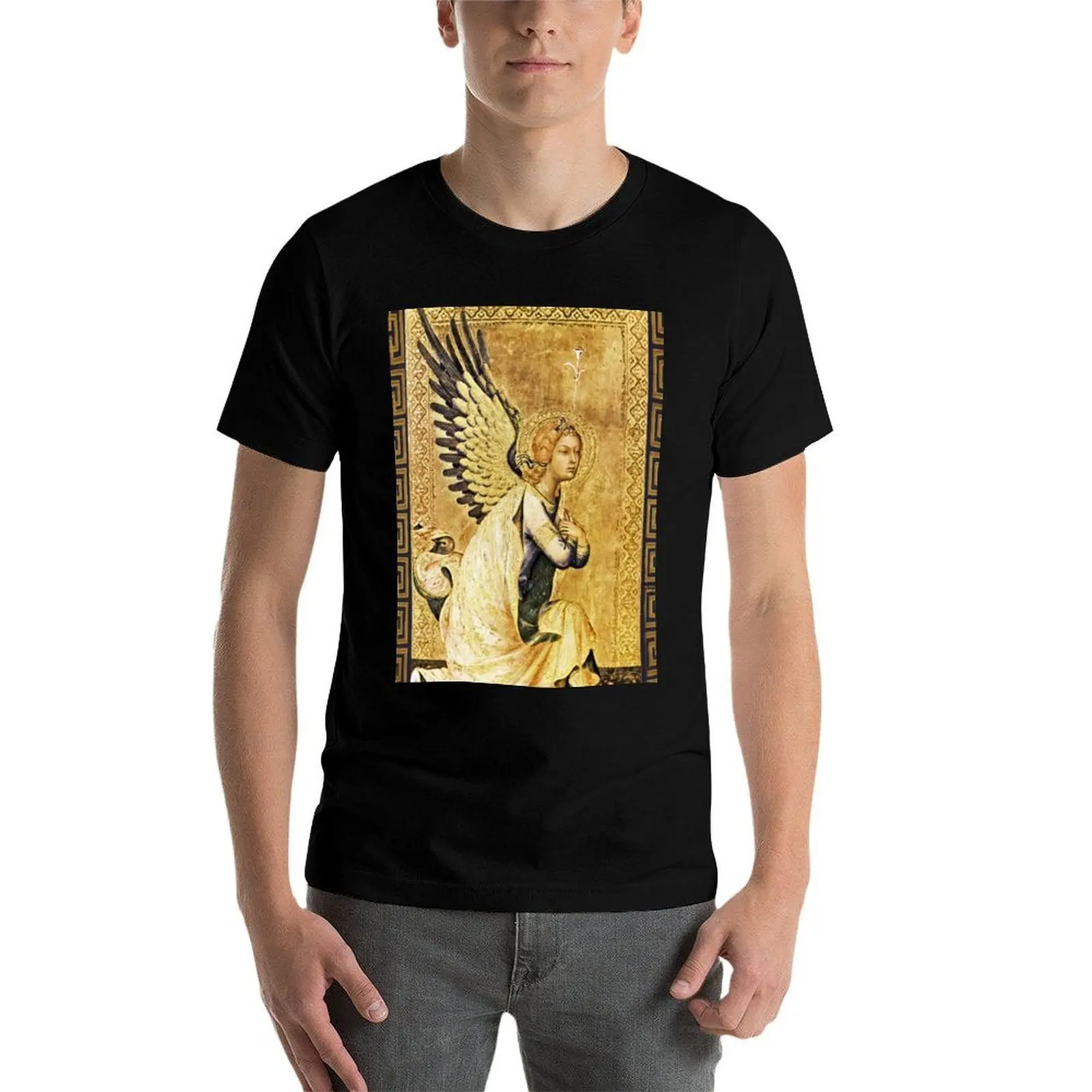 

ANNUNCIATION ANGEL St. Gabriel Archangel T-Shirt t shirts designer anime tshirt T-Shirt