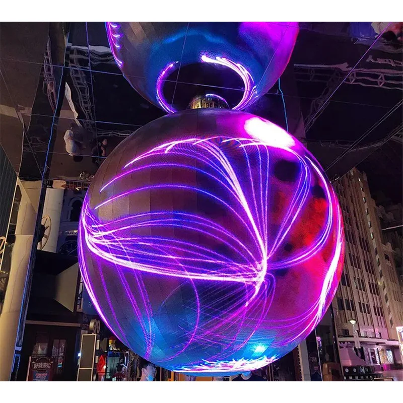 Waterproof 3D Led Display Globe Round Circular P2.5 Sphere LED Screen Creative LED Display for Exhibition