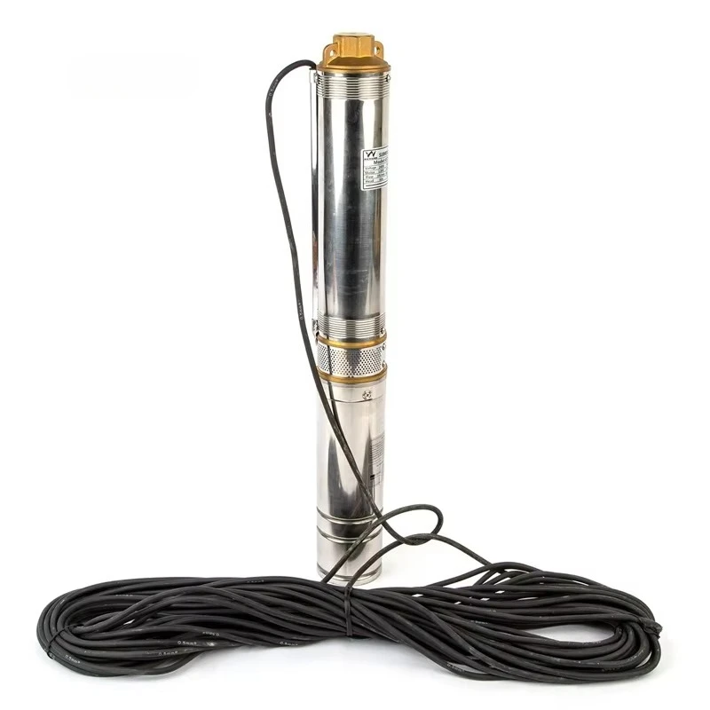 

China Factory 1hp Stainless Steel Deep Well Pump Large Traffic Submersible Pump for Agricultural Irrigation