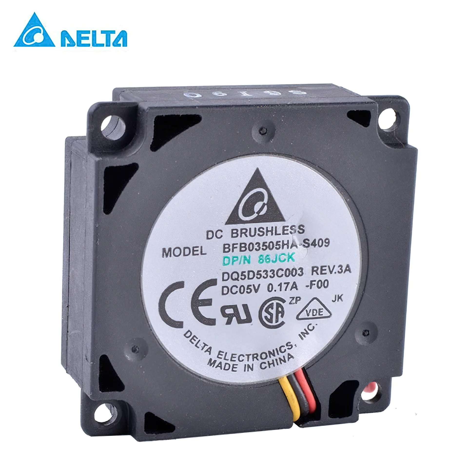 Delta Blower Fan BFB03505HA 3510 5V 0.17A
