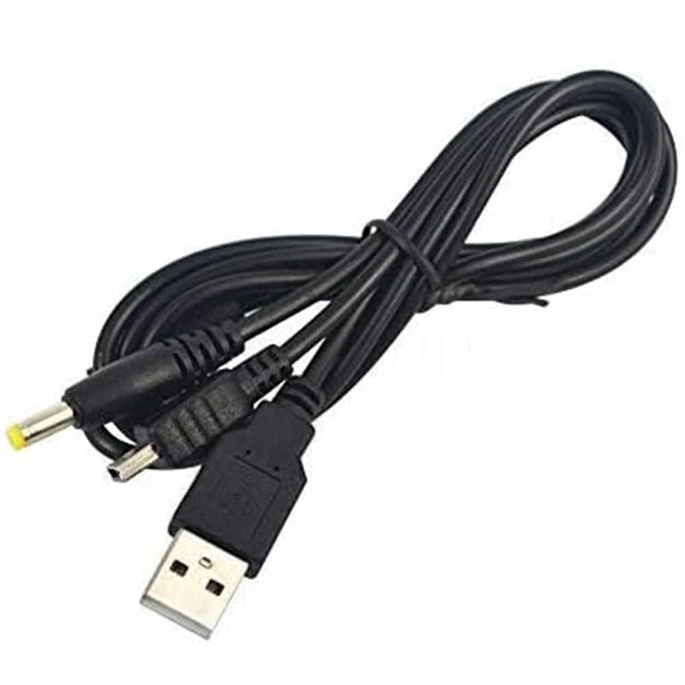 كابل شحن بيانات USB 2 في 1 لجهاز PSP 1000 2000 3000Slim Lite