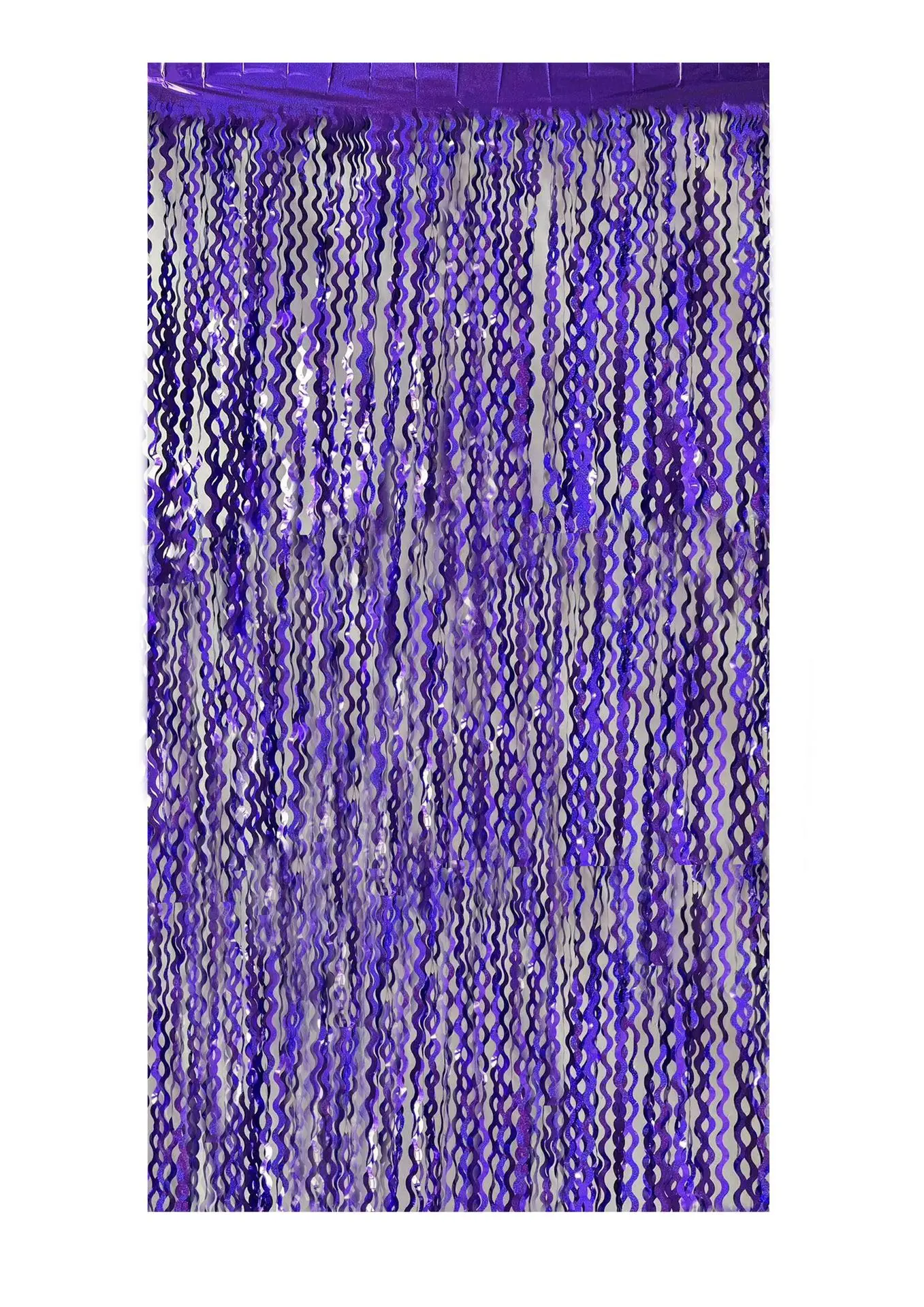 Glitzernde Lametta-Folien-Fransenvorhänge, blau, lila, Metallfolie, Fransen-Hintergrund, Wandvorhänge für Babyparty, Meerjungfrau-Party-Hintergrund – Detail 13