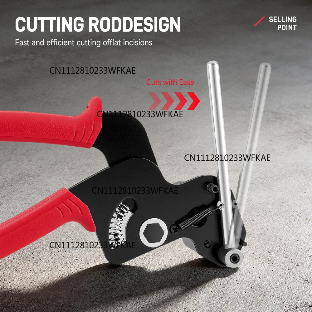 LOZLIN Cable Tie Plier Fastening Strap Cable Tie Gun Automatic Cutting Tool Tension Stainless Steel Self-Locking Ties Hand Tools