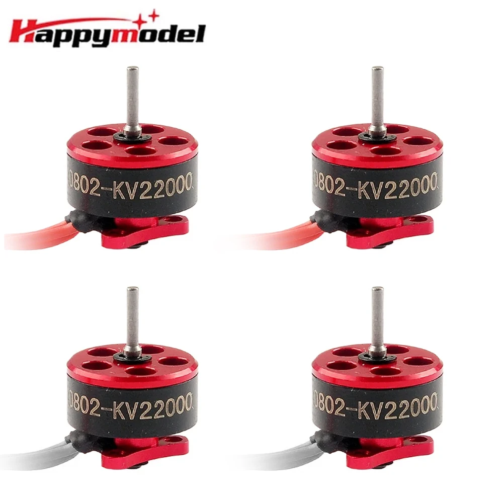 Happymodel SE0802 14000KV 16000KV 19000KV 22000KV 25000KV Brushless Motor 0.8/1mm Shaft 1-2S for RC Mobula6/7 Snapper7 FPV Drone