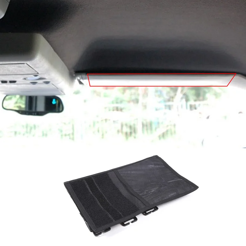 For 2003-2009 Hummer H2 black style car styling Car multi-function sun visor multi-port storage bag car interior accessories