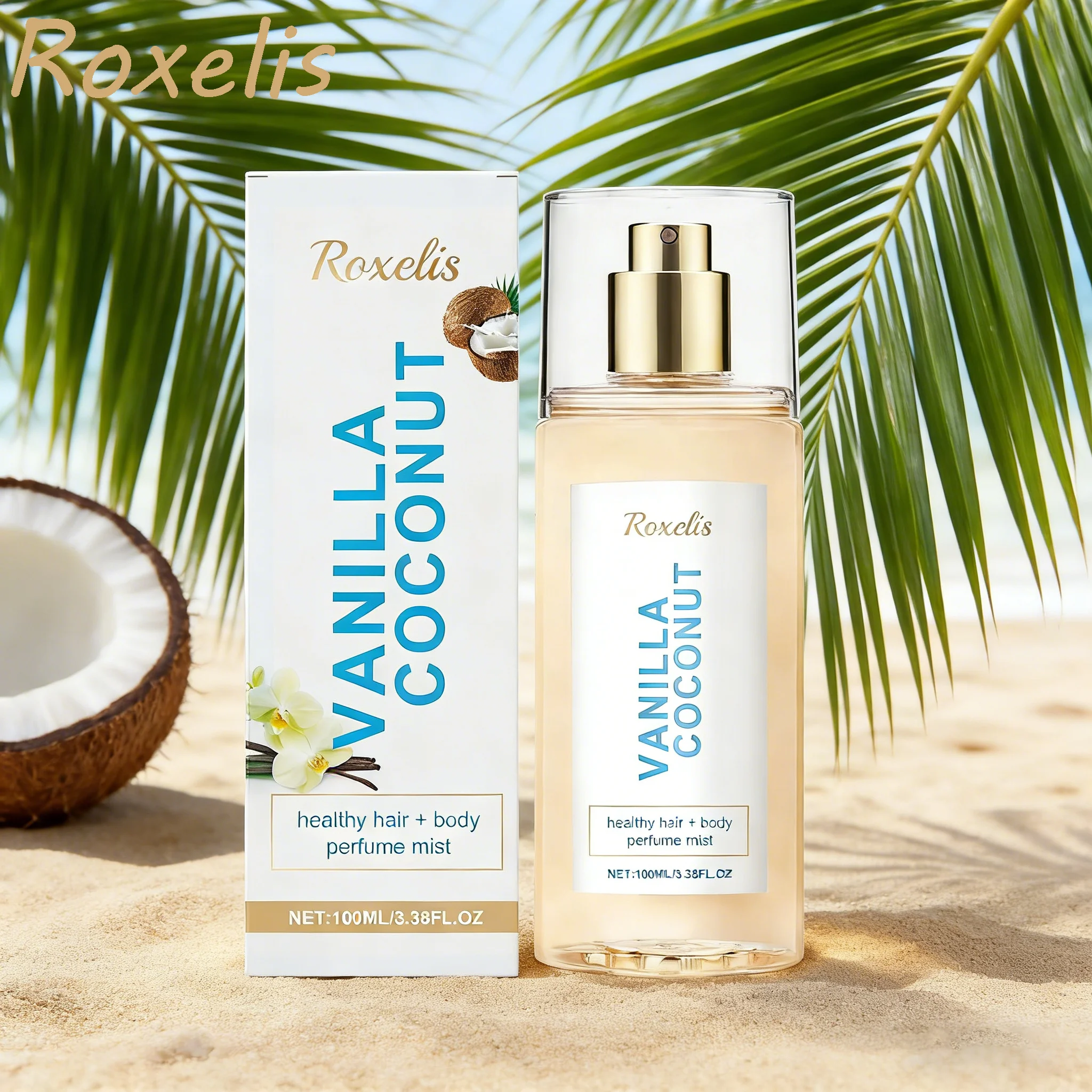 

100 мл ванильный кокосовый парфюм, стойкий аромат, исключает уникальные очаровательные мягкие улучшения уверенности, романтические сладкие портативные духи