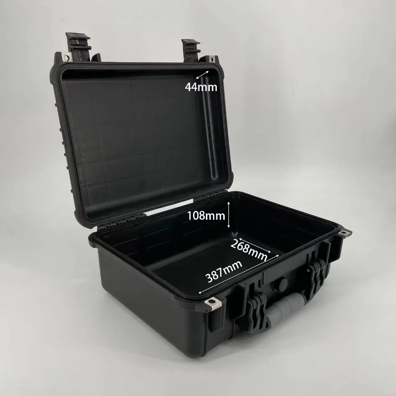 DPC068 High Performance Delicate IP67 Waterproof Shockproof Plastic Tool Storage Box with DIY Square Foam