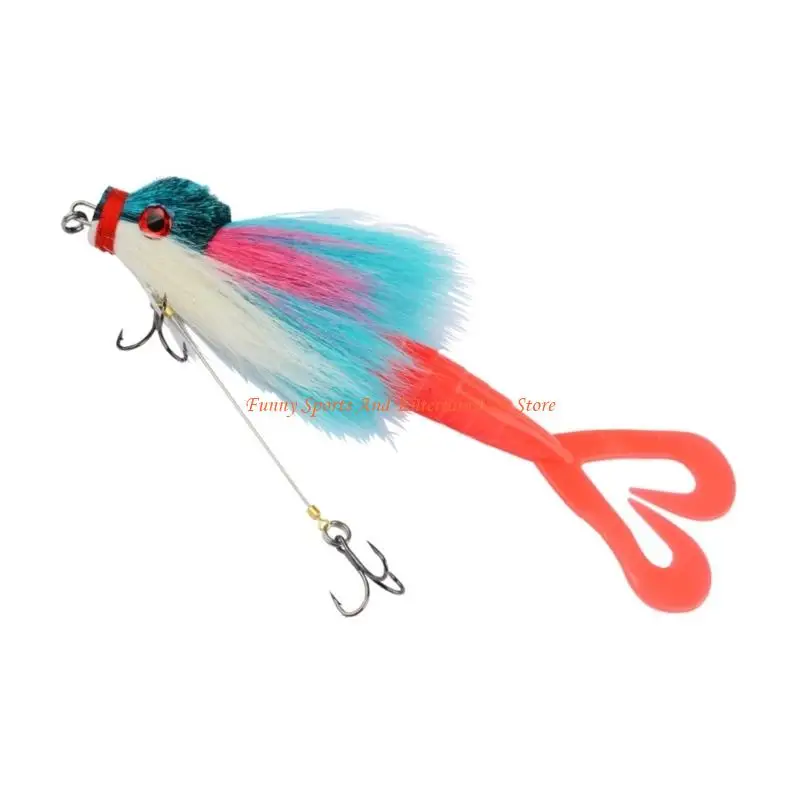 

C4DE High Simulation Water Rodents Baits with Treble Hook For Saltwater Angling Enhances Attraction 22cm 40g Mouse Shaped Lures