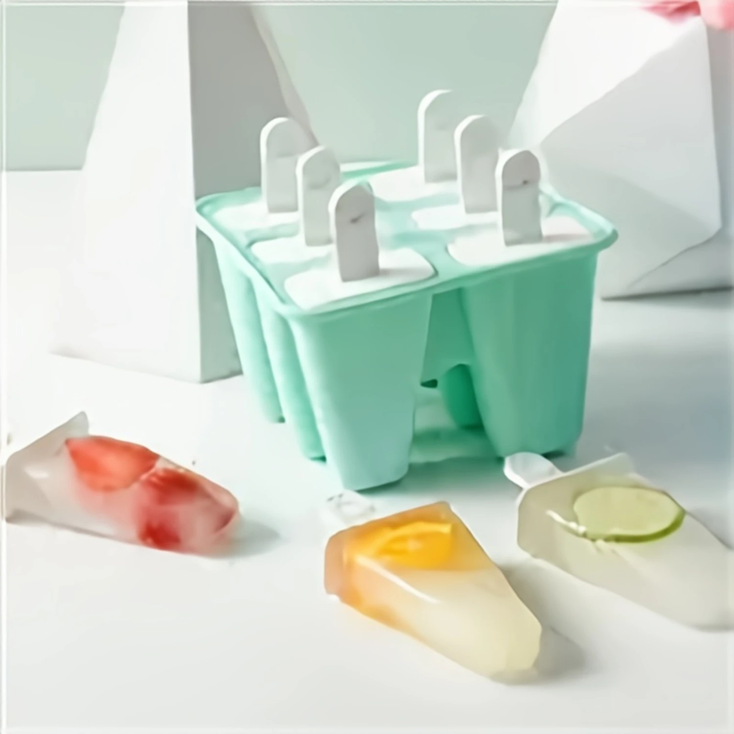 مجموعة واحدة، قالب المصاصة، قالب المصاصة الإبداعية، قالب المصاصة السيليكون، قالب الآيس كريم، صندوق مكعبات الثلج، قالب المصاصة المنزلية، Sa