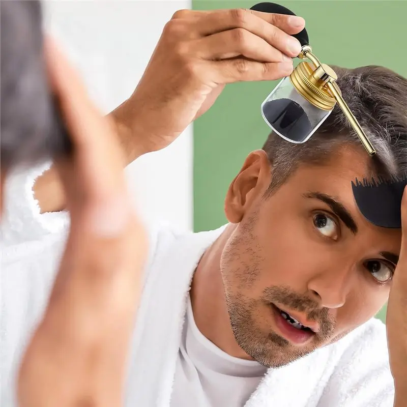 【PLAISIR】Fiber Spray With Nozzle, For Hairline Optimizer& Fiber Powder For Hair-Building Applications