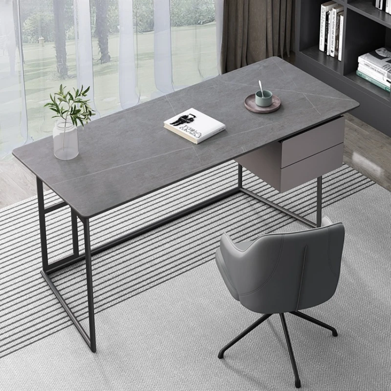 Luxury Wood Office Desk Modern Computer Slate Simplicity Office Desk Write Workbench Escritorio Ordenador Work Furniture QF50OD