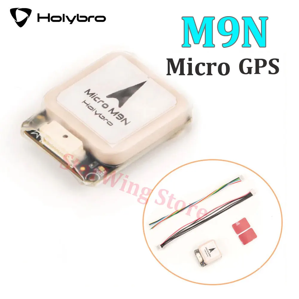 

Holybro Micro M9N GPS with IST8310 Digital Compass Ceramic Patch Antenna 32X26mm for RC Airplane FPV Long Range Drones