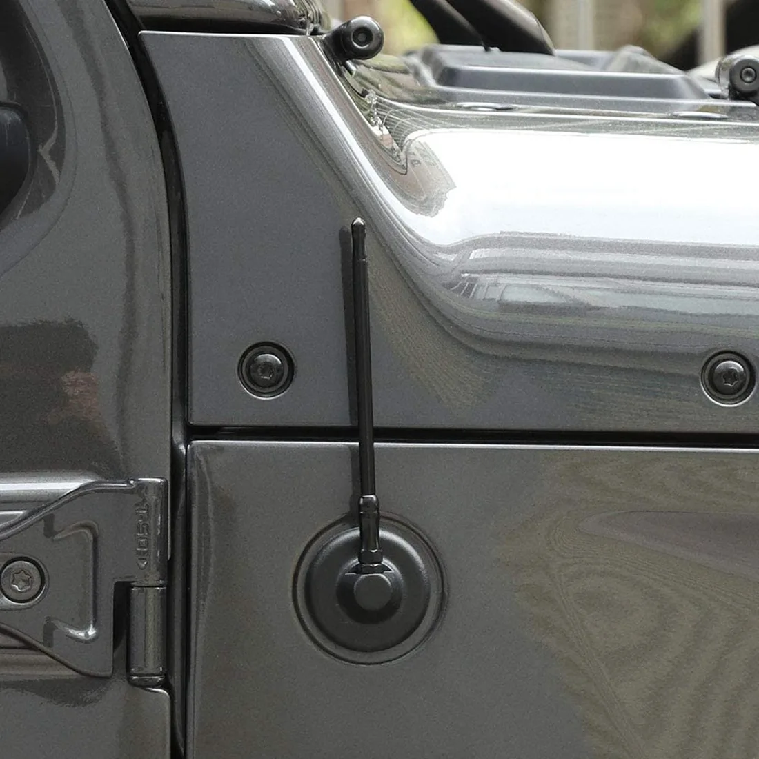 A11F-Radio Antenna For Wrangler Flexible Metal Car Radio Antenna For Jeep Wrangler JK JKU JL JLU 2007-2020