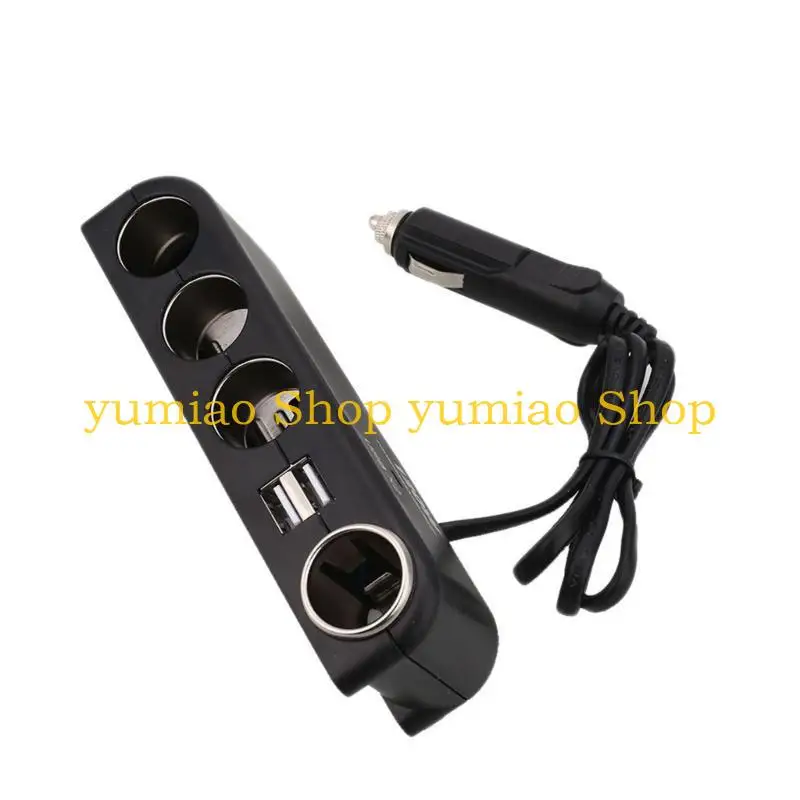 587B Car Cigarette Adapter for Phones Car Devices Wide compatibility