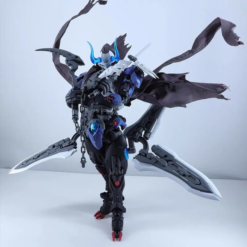 Hemoxian Over Zero Wave 2 Lone Shadow Ninja Humanoid Mecha Assembly Model Kit Movable Action Figure Desktop Ornament Toy