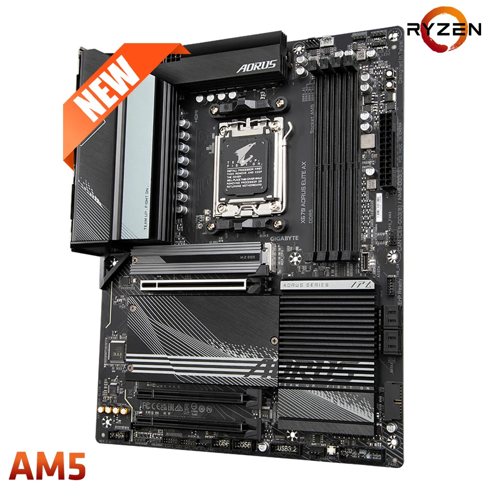 AM5 Gigabyte X670 AORUS ELITE AX Motherboard DDR5 AMD Socket AM5 AMD X670 Mainboard AMD Ryzen 7000 Series CPU PCI-E 5.0 New