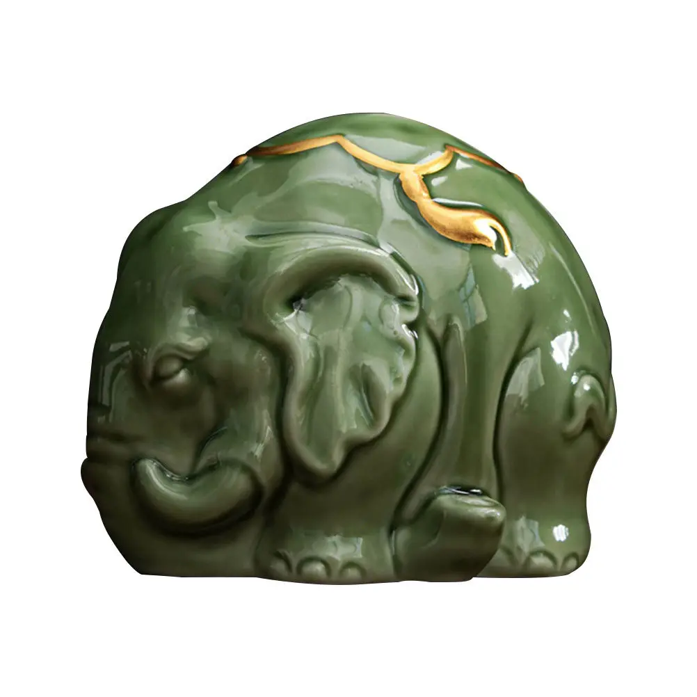 Ceramic Elephant Incense Burner Handcrafted Aromatherapy Diffuser for Meditation Relaxation Home Decor Gift