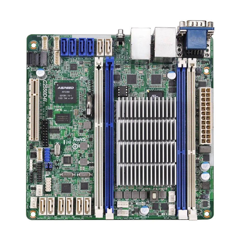 

For ASROCK C2550D4I Server On-board CPU Mainboard SOC Support IPMI