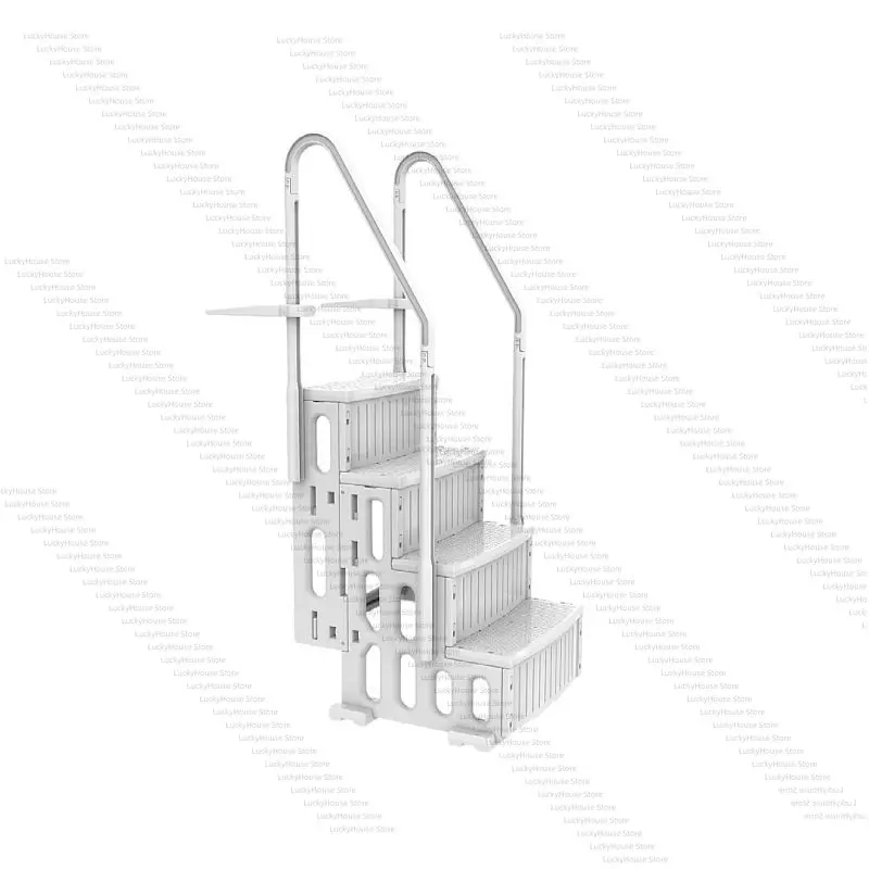 4 Step Plastic Pool Ladder Anti Slip Swimming Pool Stair Above Ground Pool Accessory